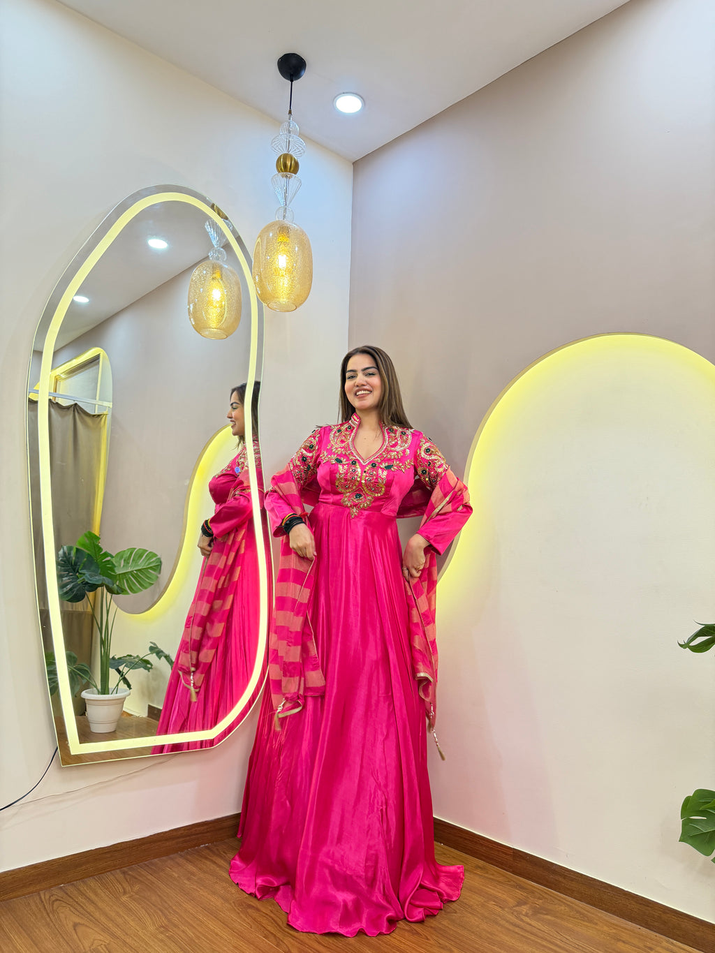 E581 ANARKALI GOWN