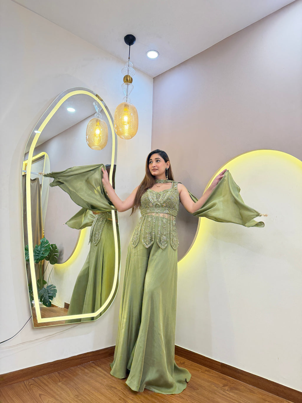E718 3PC SHARARA SET