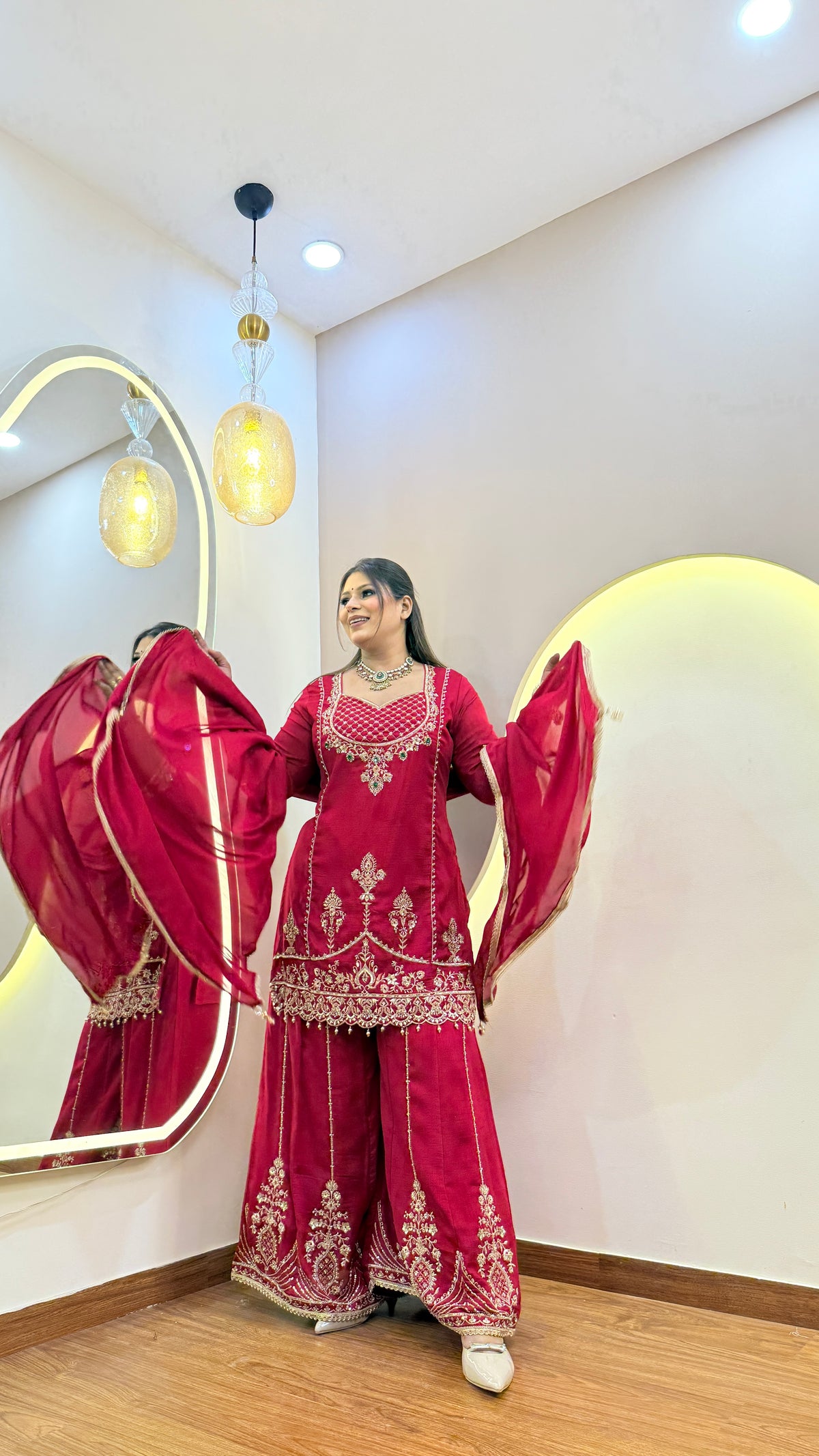 E825 3PC SHARARA SUIT