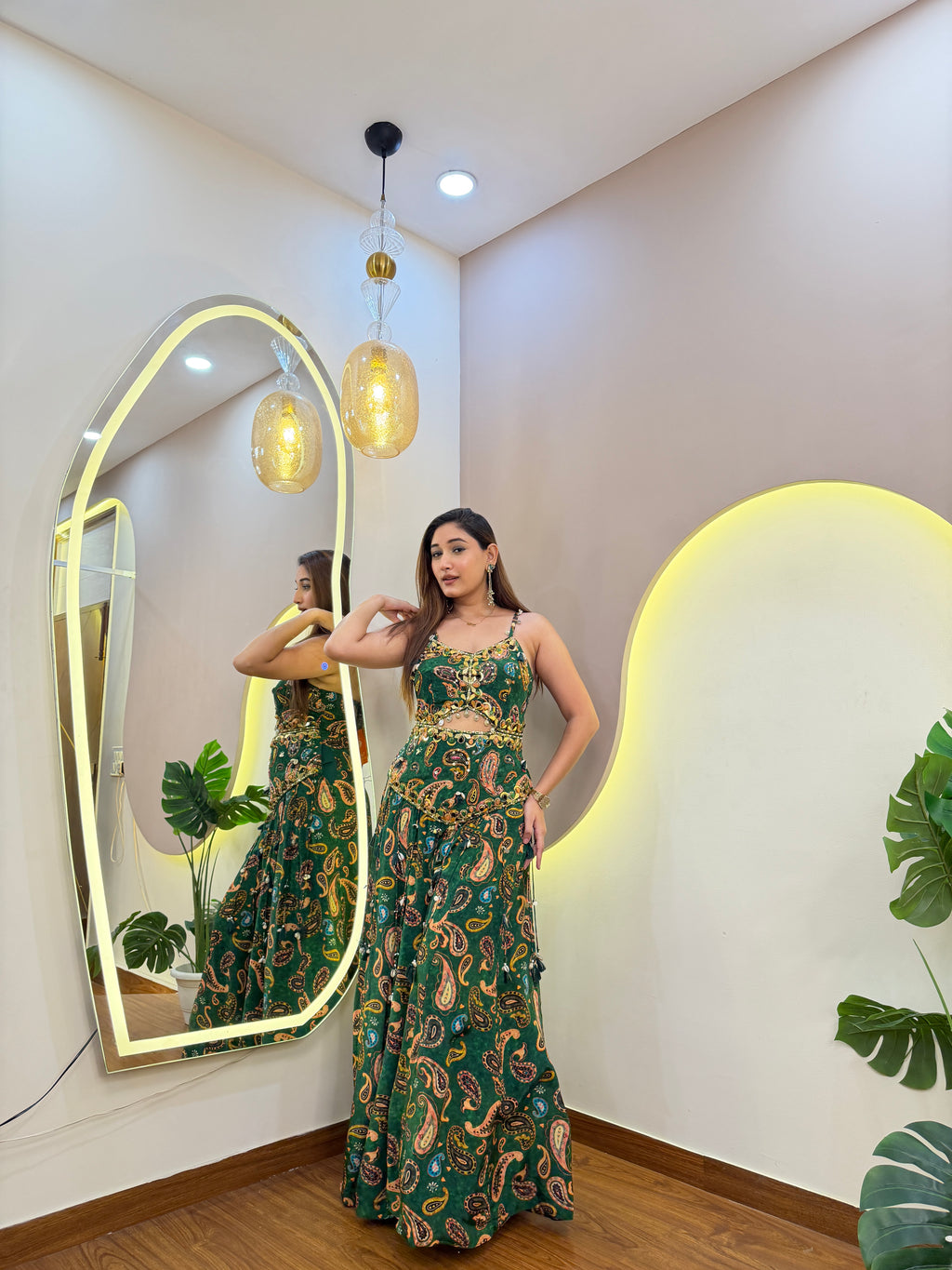 E864 2PC SHARARA SET