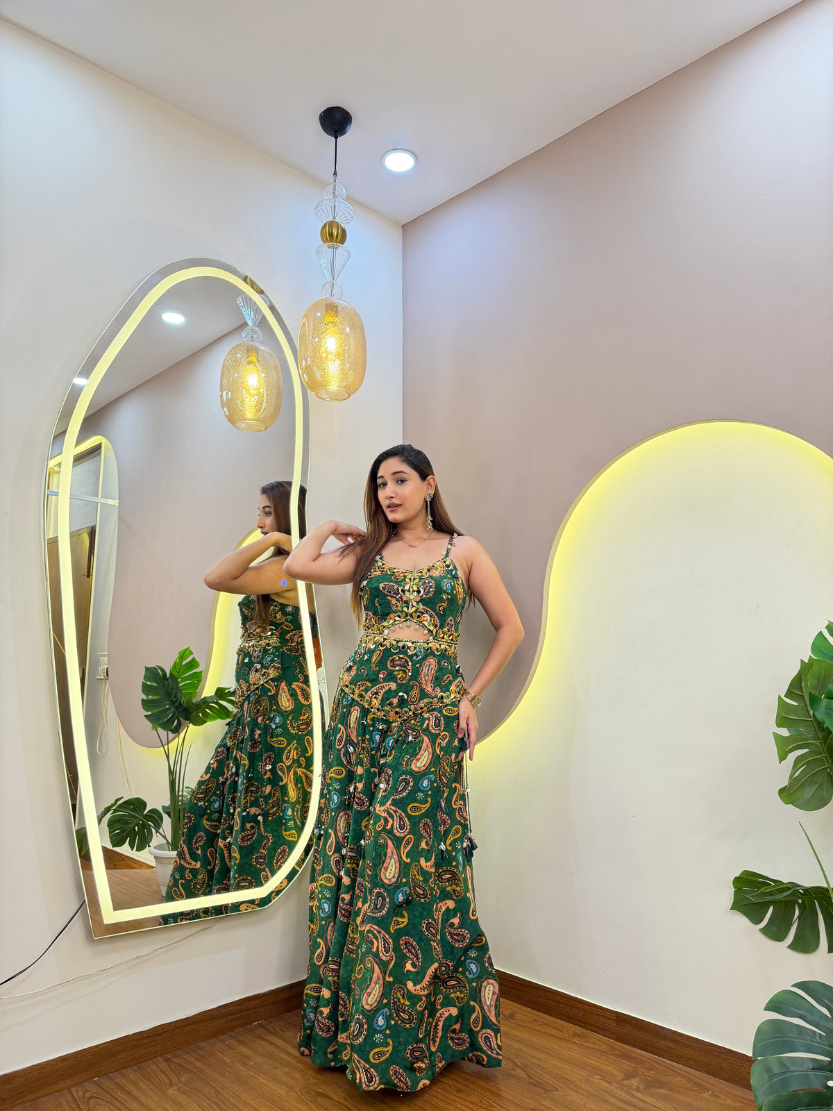 E864 2PC SHARARA SET