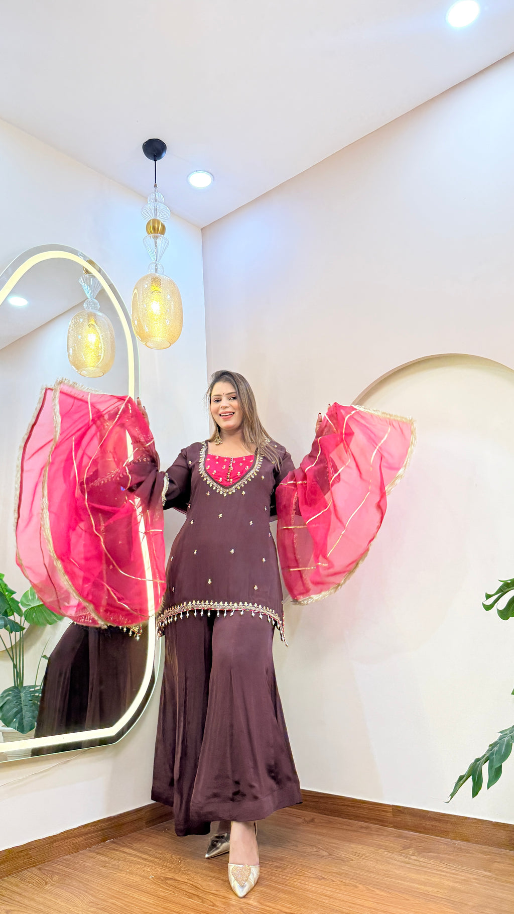 E251 3PC SHARARA SUIT