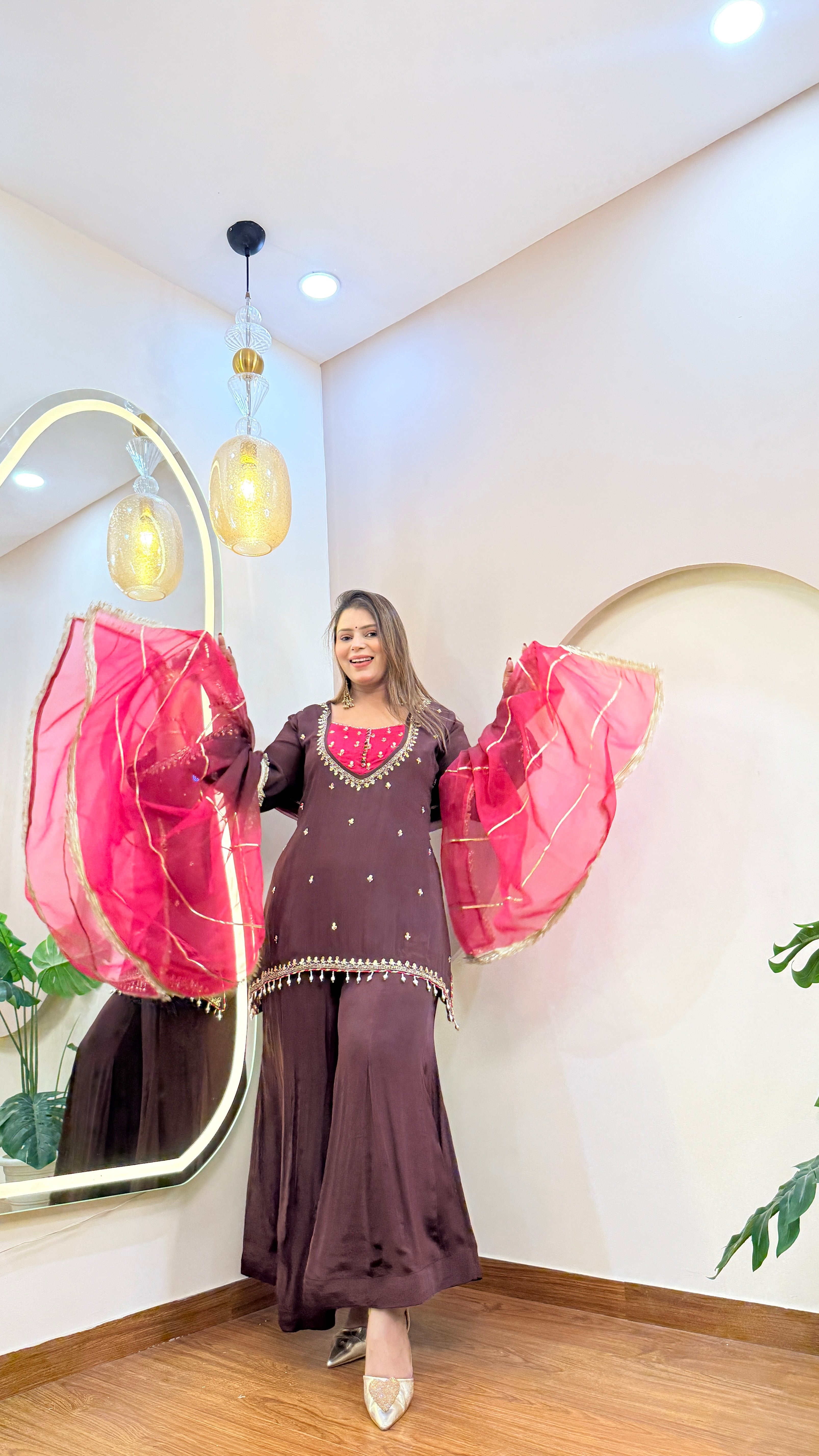 E251 3PC SHARARA SUIT