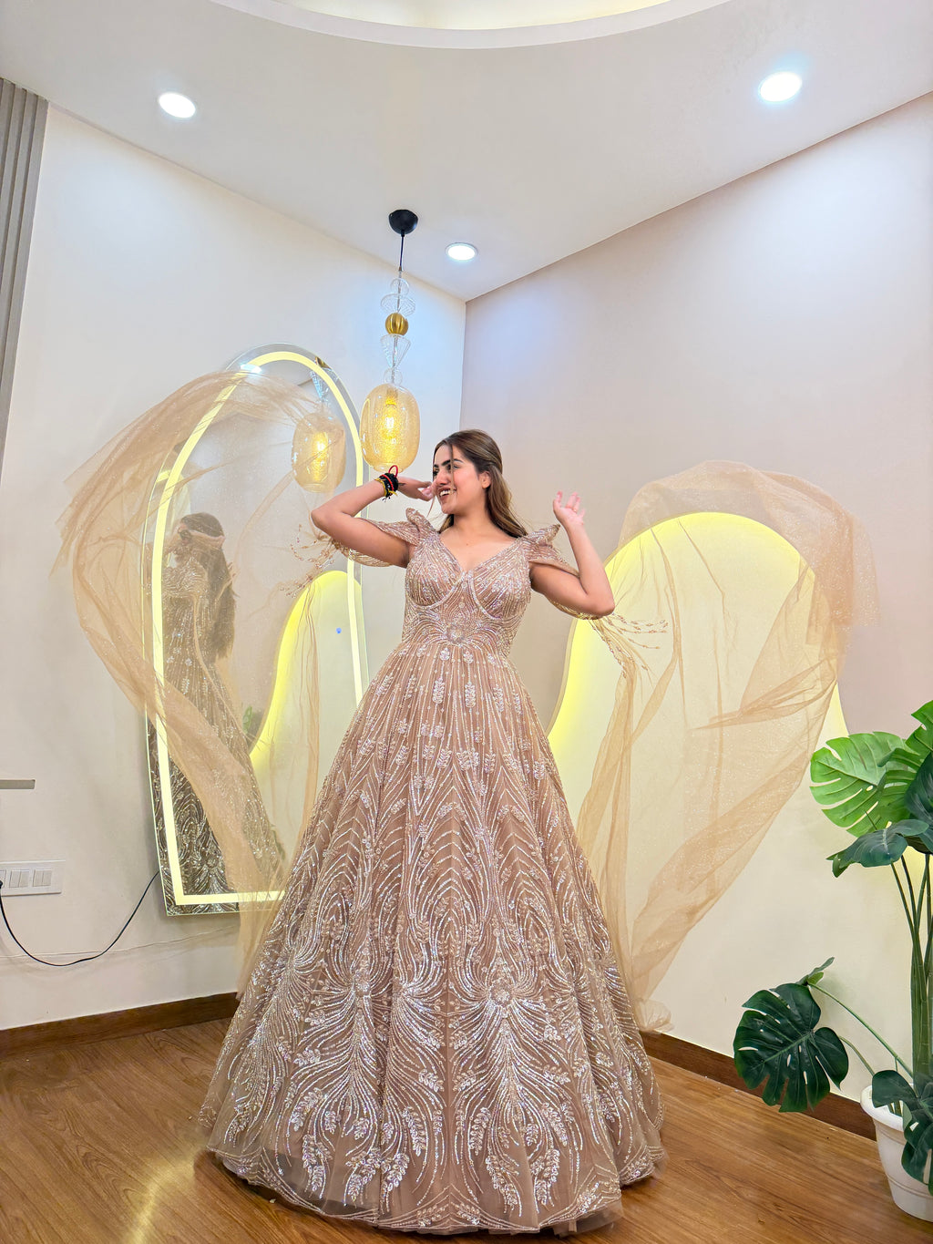 E663 ONE PIECE GOWN