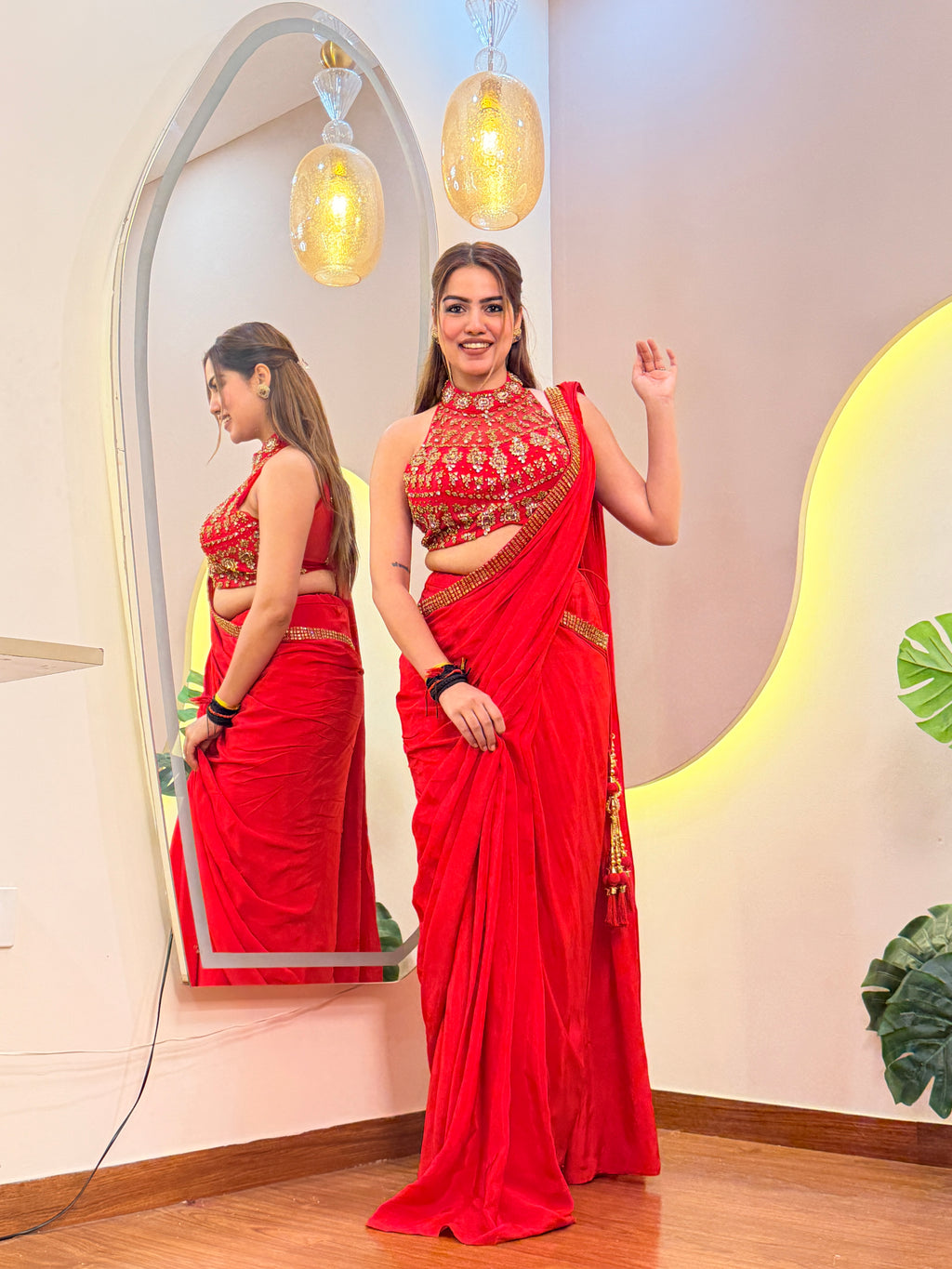 E680 DRAPE SAREE