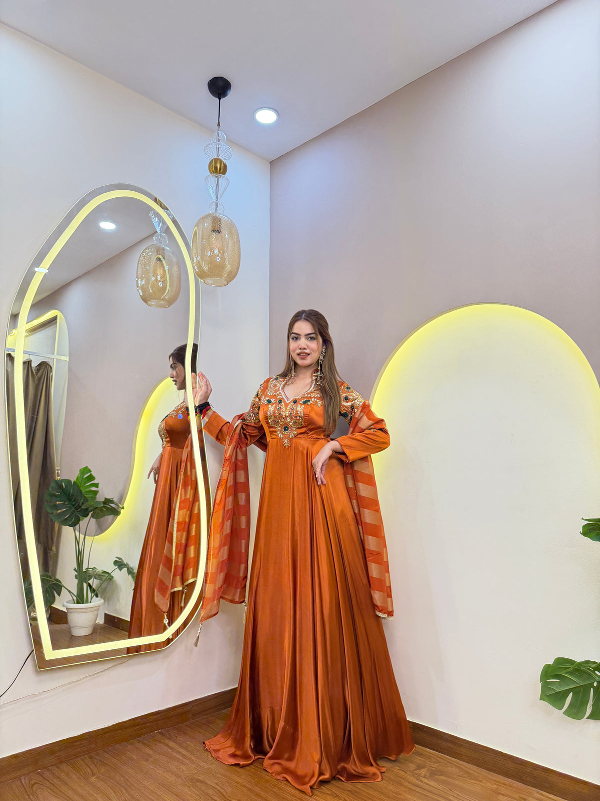 E581 ANARKALI GOWN