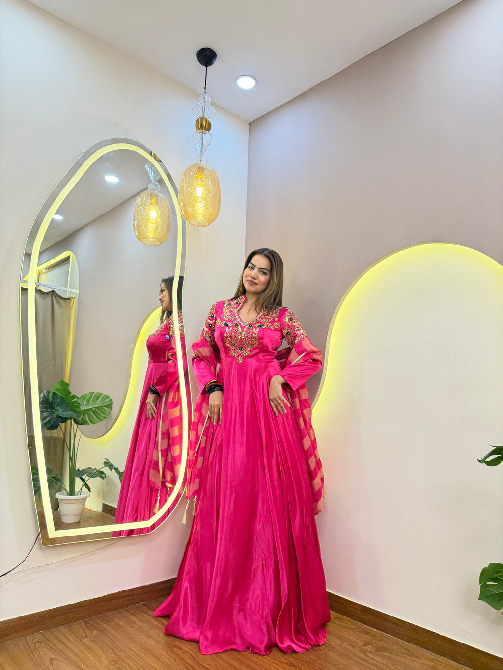 E581 ANARKALI GOWN