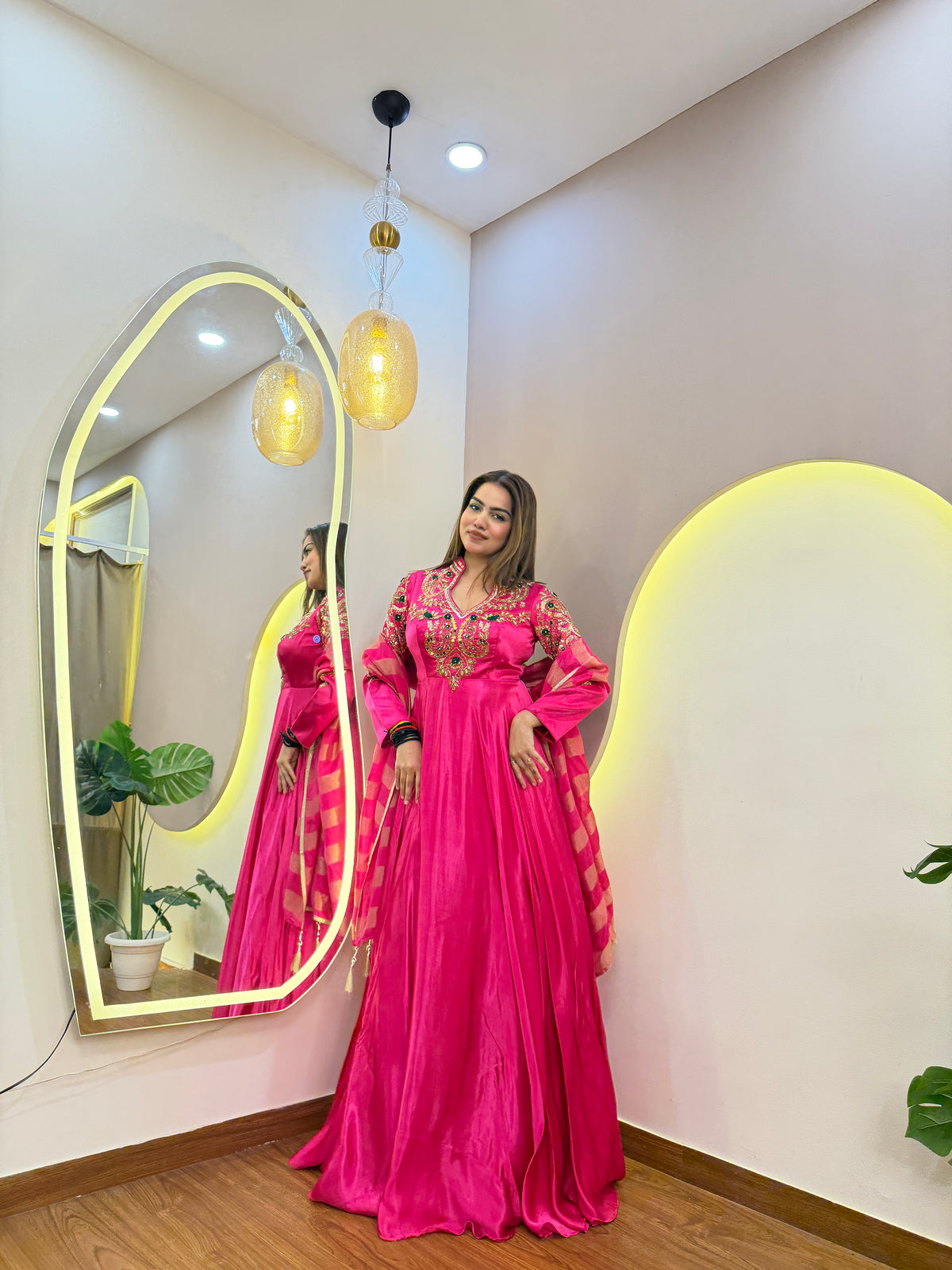 E581 ANARKALI GOWN