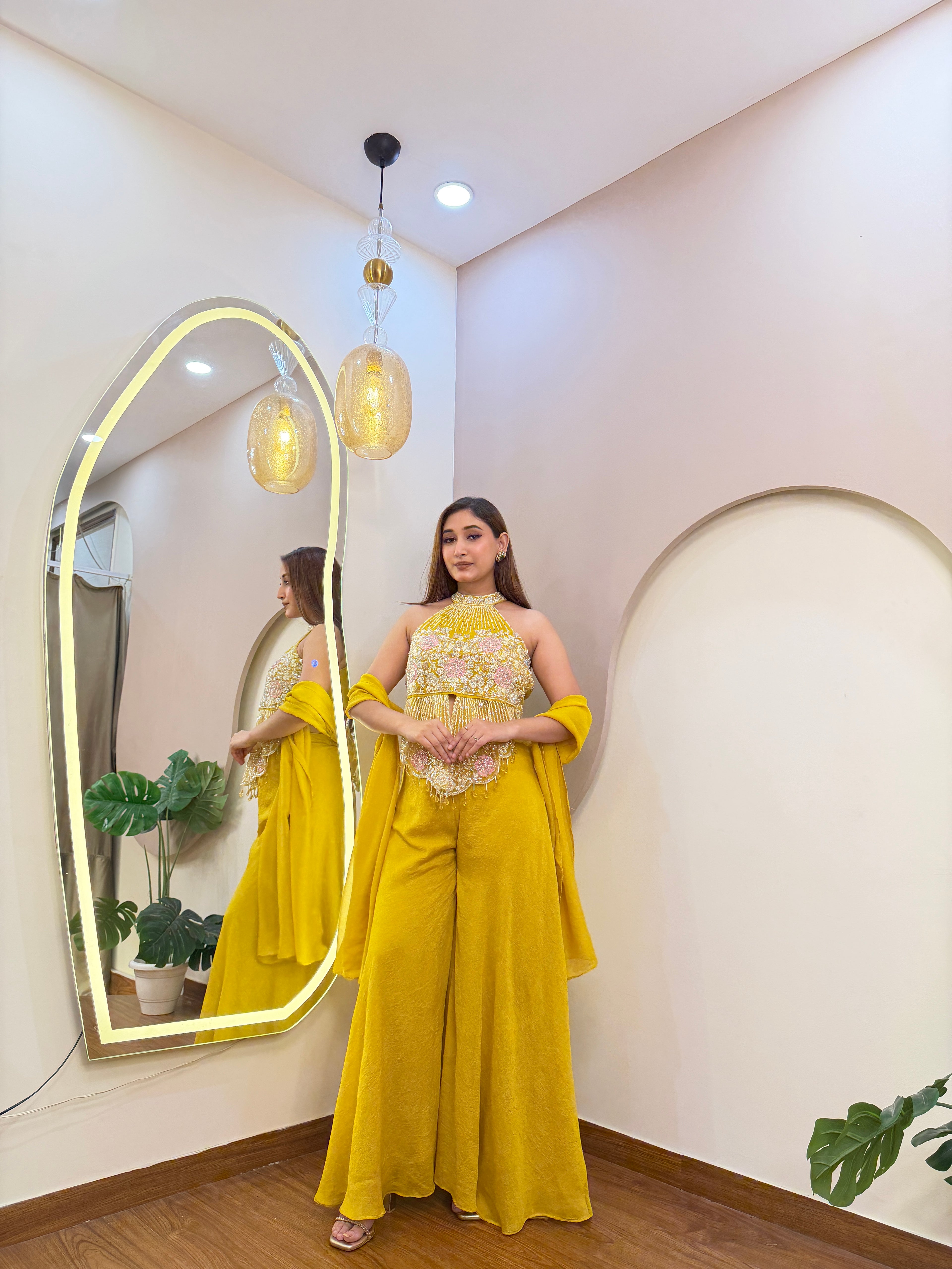 E444 3PC SHARARA SUIT