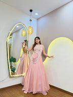 E748 DRAPE LEHENGA