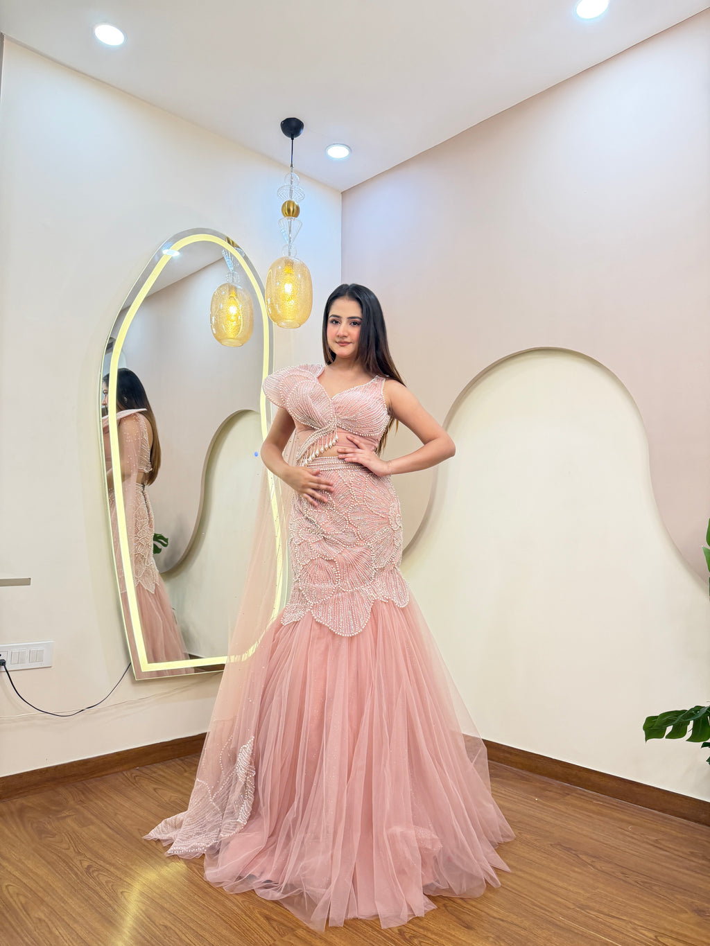 E353 FISH CUT LEHENGA