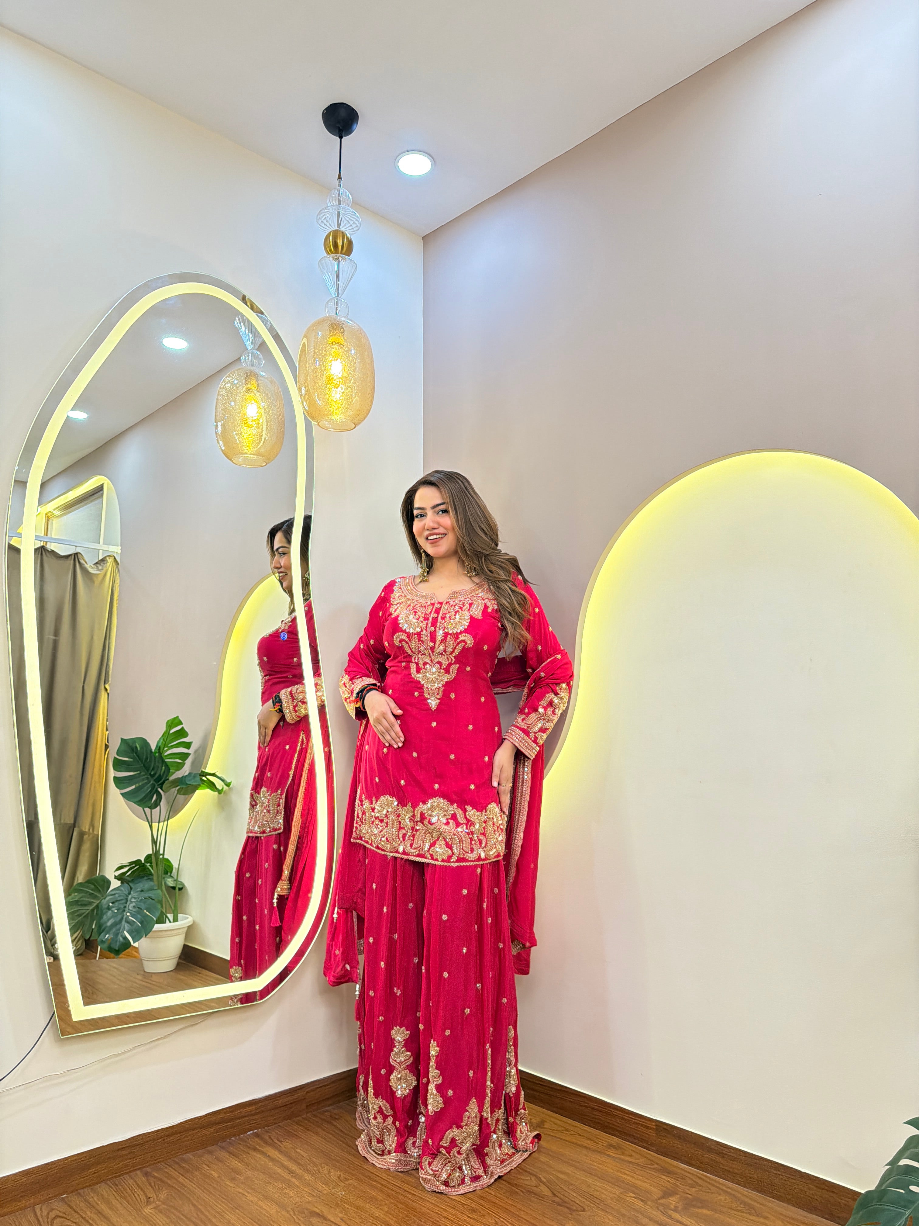 E521 3PC SHARARA SUIT