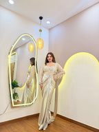 E696 AARFA REGAL DRAPE SAREE