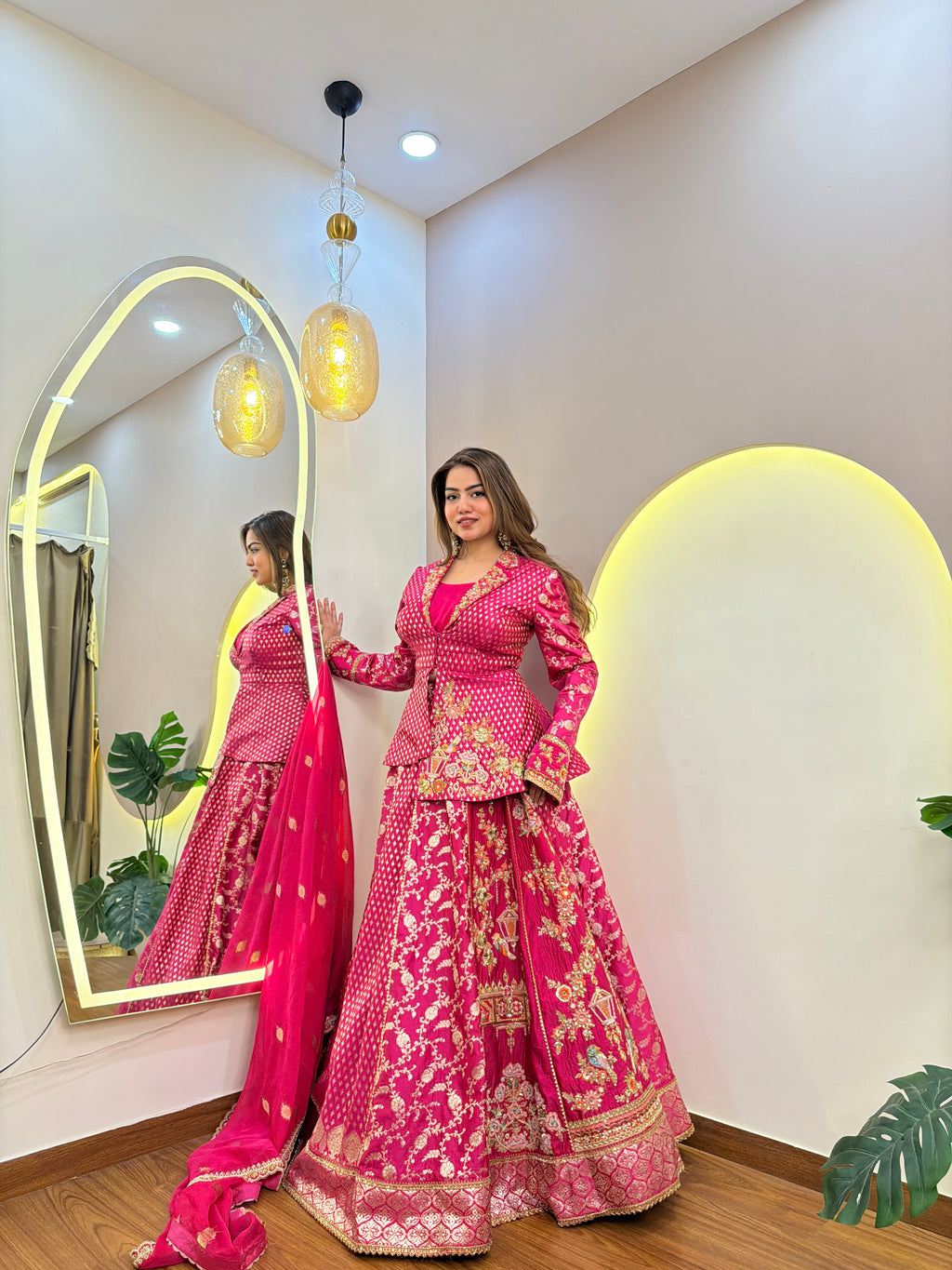 E547 INDO WESTERN LEHENGA