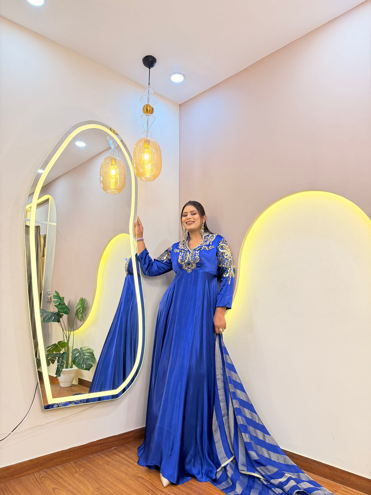 E581 ANARKALI GOWN