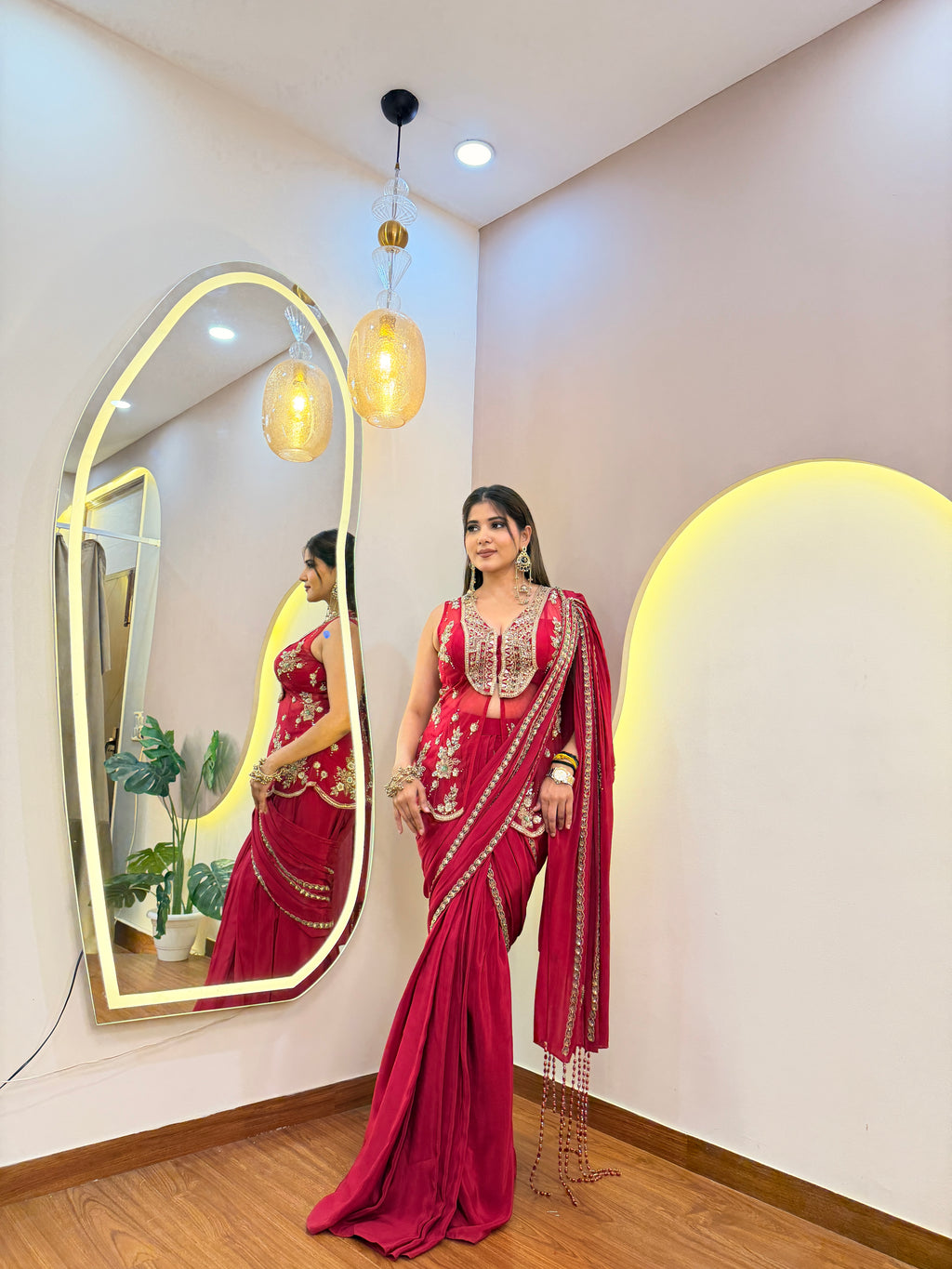 E594 DRAPE SAREE