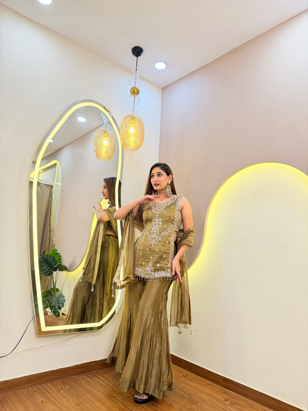 E220 3PC SHARARA SUIT