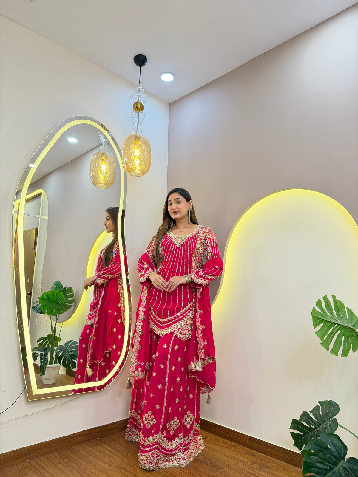 E792 3PC SHARARA SUIT