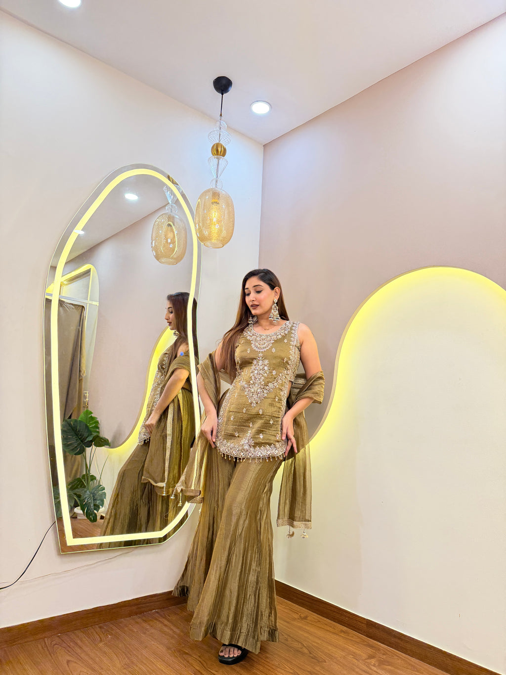 E220 3PC SHARARA SUIT