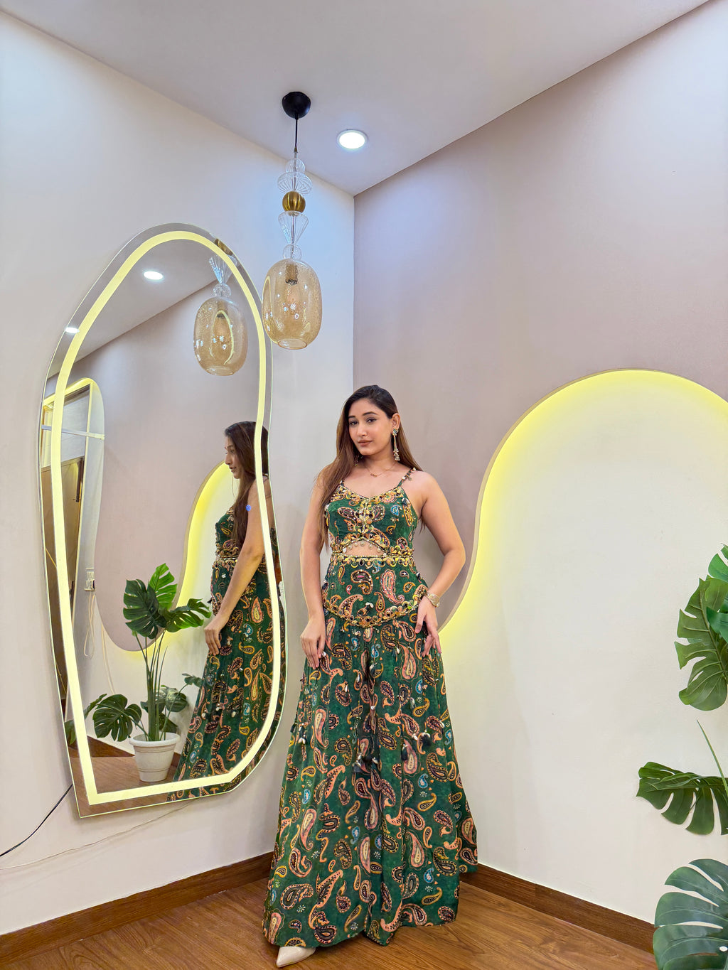 E864 2PC SHARARA SET
