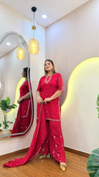 E138 3PC SHARARA SUIT