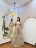 E519 INDO WESTERN PEPLUM LEHENGA