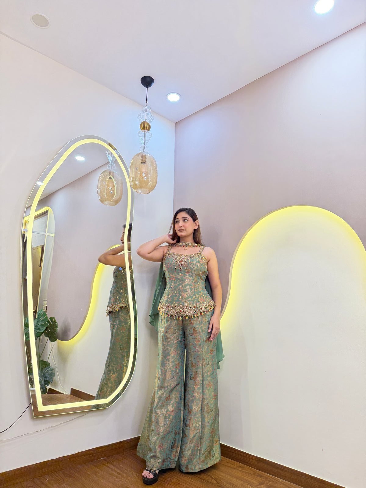 E597 3PC SHARARA SET