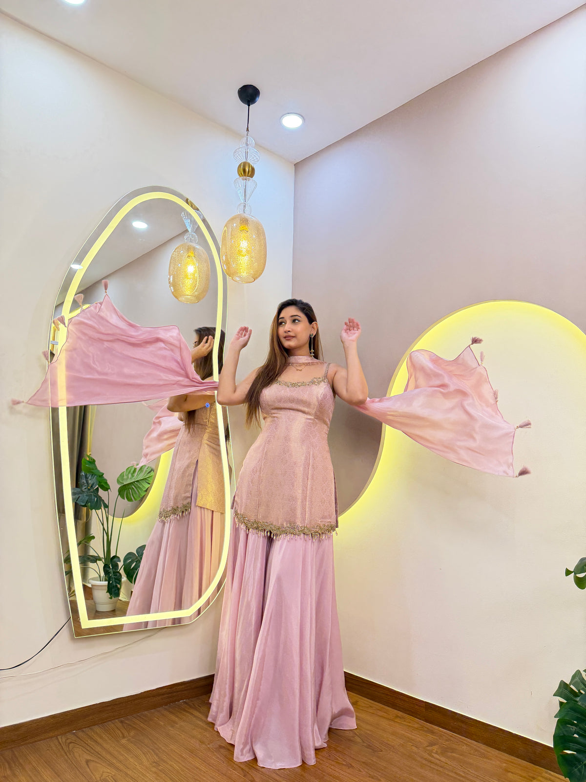 E915 3PC SHARARA SET
