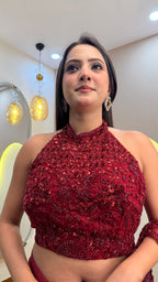 F124 PRE DRAPE SAREE
