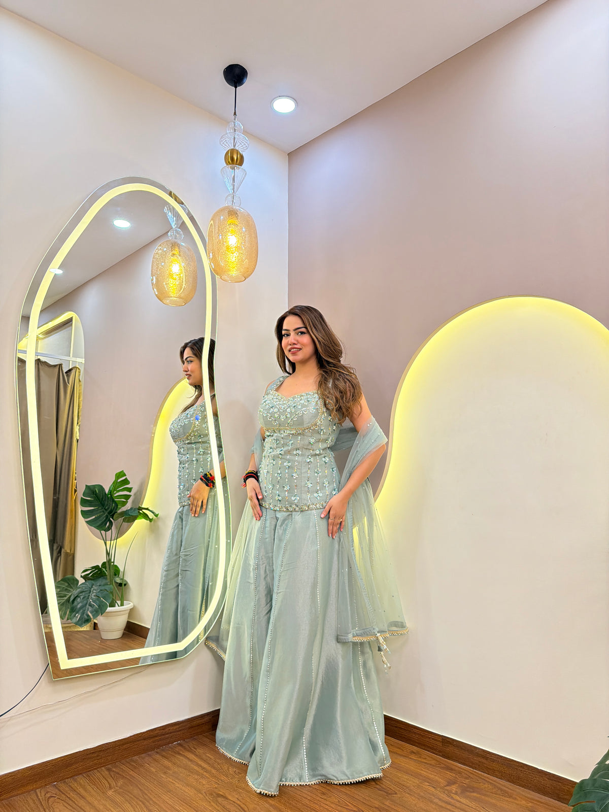 D979 3PC SHARARA SET