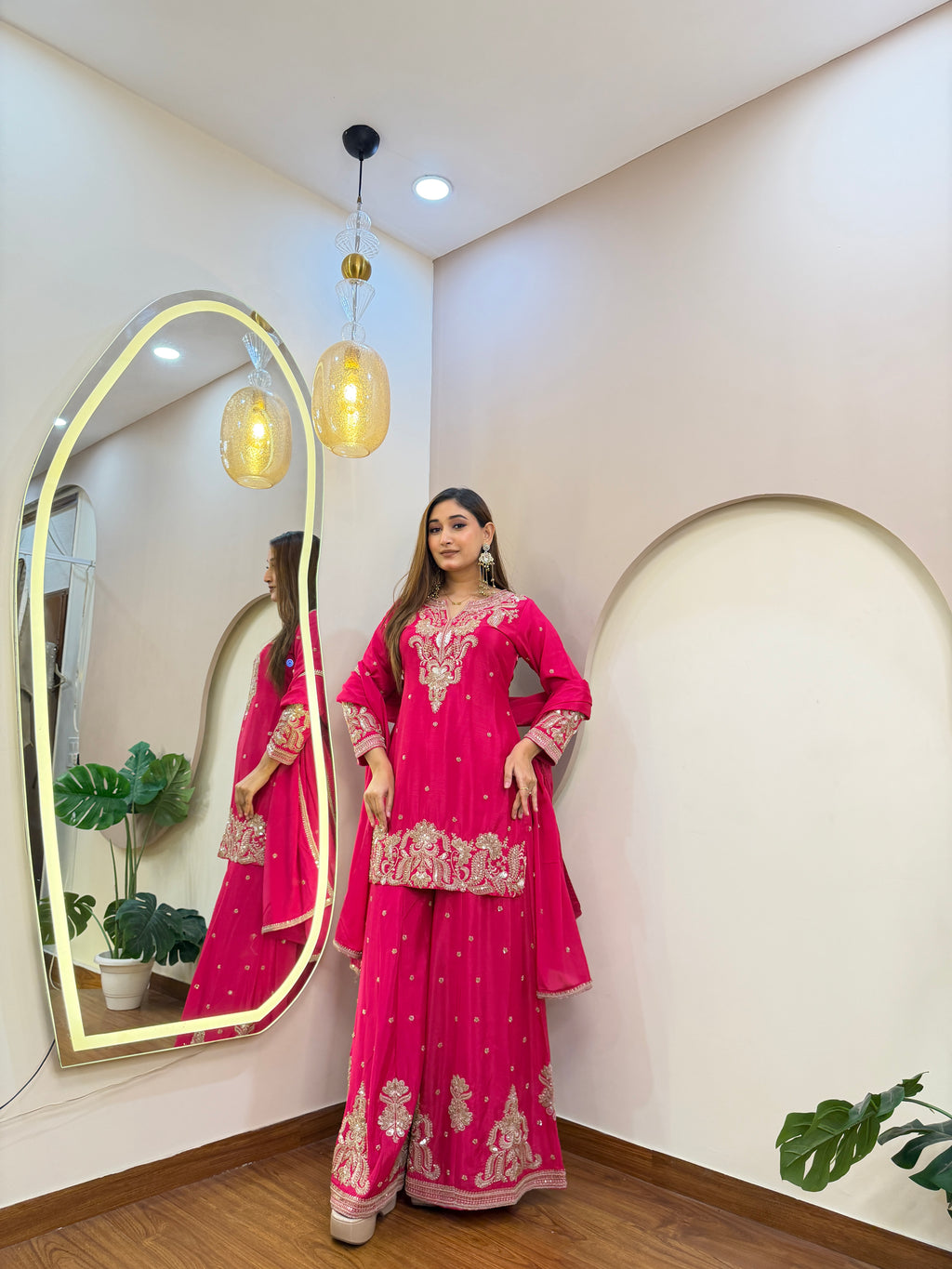 E328 3PC SHARARA SUIT