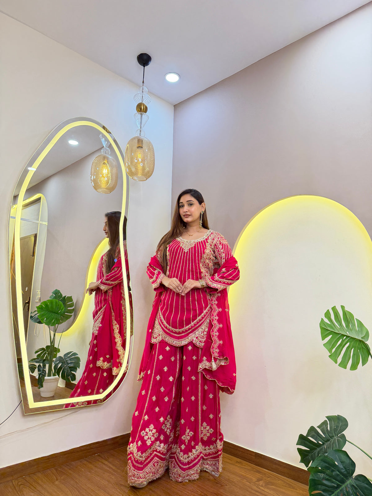 E792 3PC SHARARA SUIT