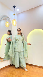 E136 3PC SHARARA SUIT