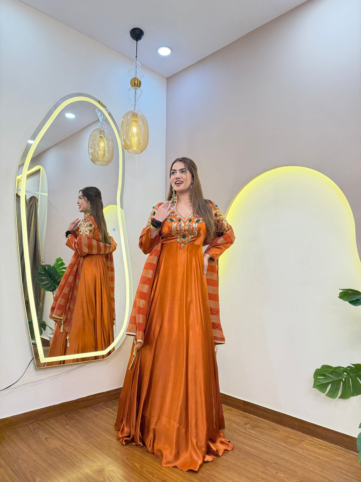 E581 ANARKALI GOWN