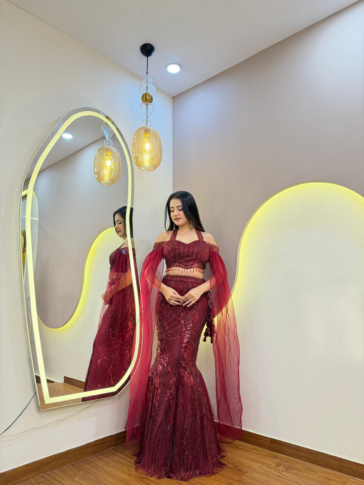 F60 MERMAID LEHENGA