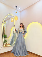 E468 INDO WESTERN LEHENGA
