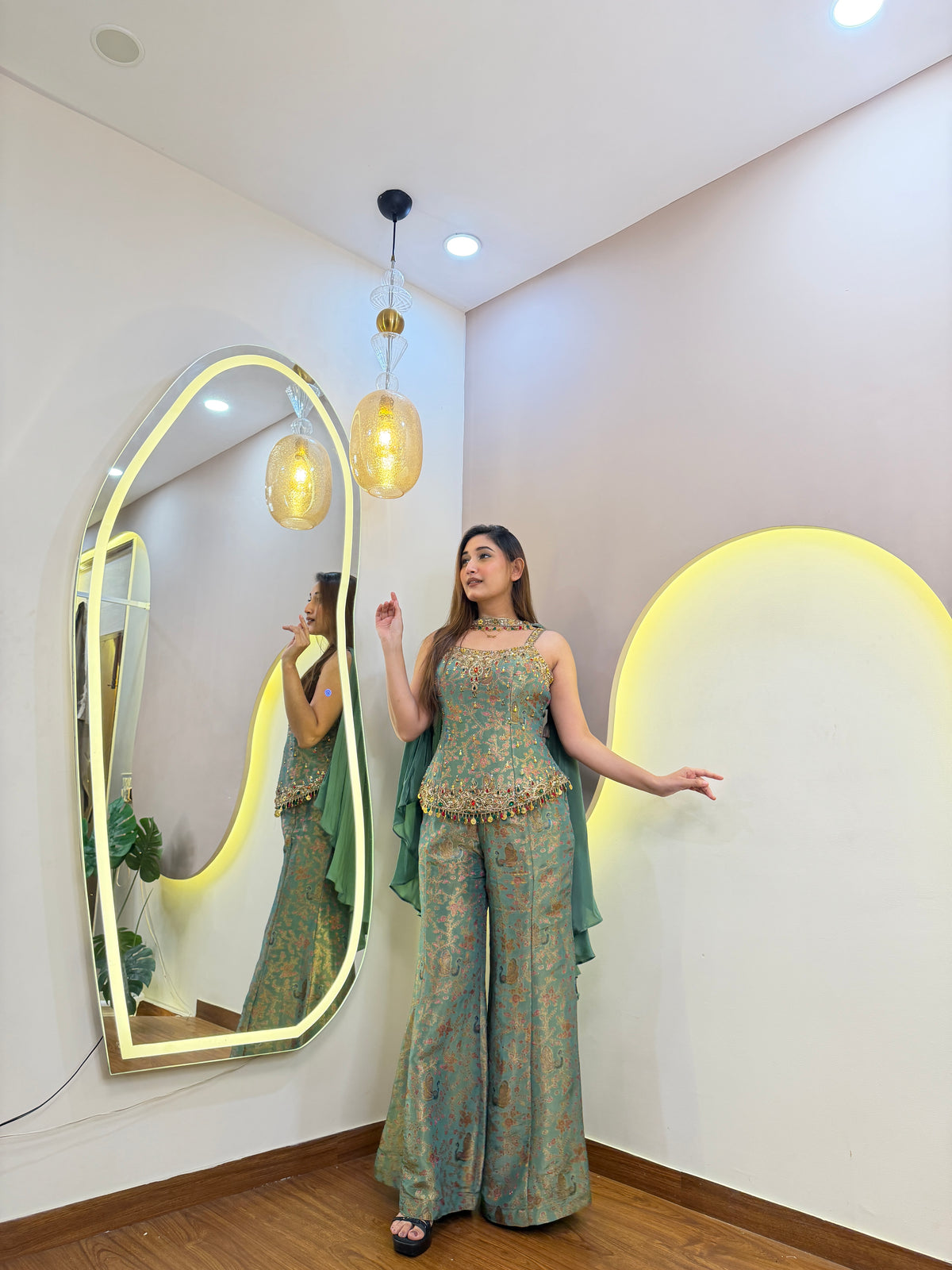 E597 3PC SHARARA SET