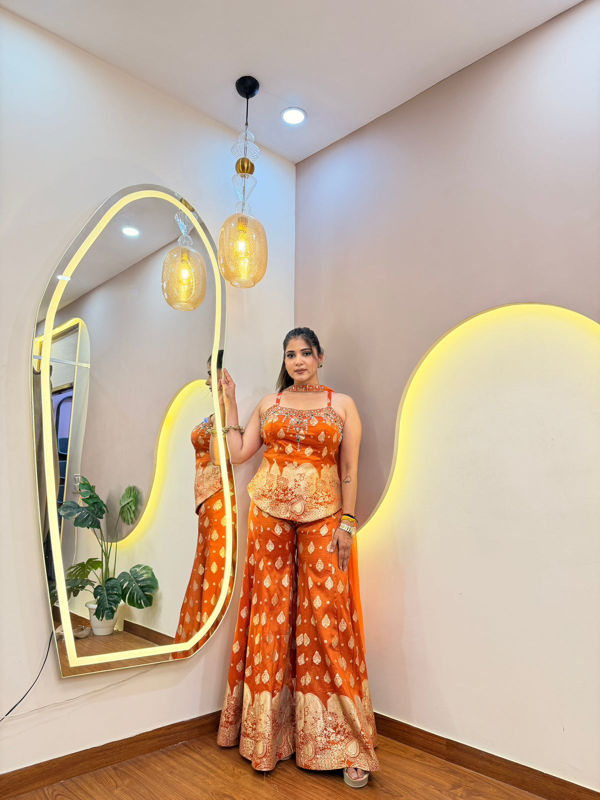 E688 3PC SHARARA SET