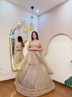 E519 INDO WESTERN PEPLUM LEHENGA