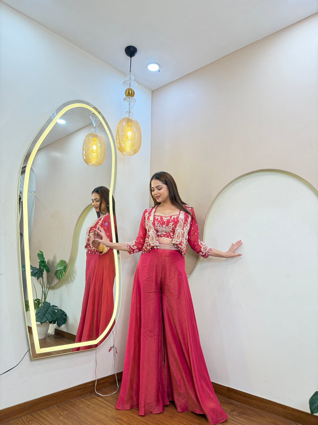 E33 SHARARA SET WITH JACKET