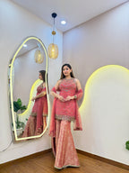 D996 AARFA REGAL SHARARA SUIT