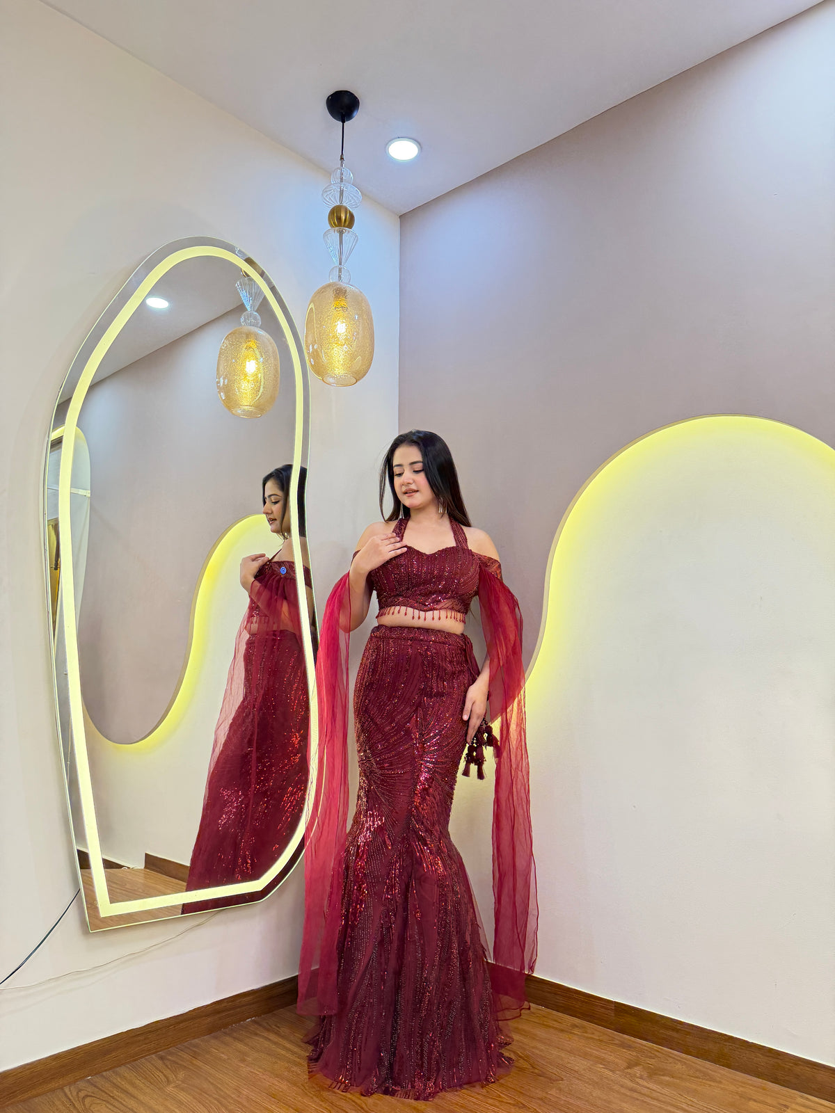F60 MERMAID LEHENGA