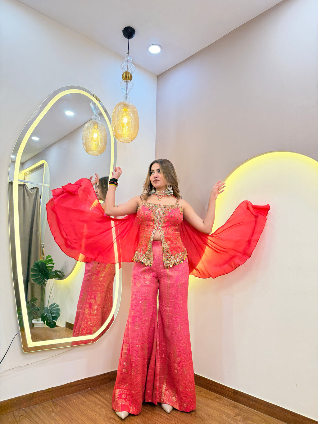 E644 3PC SHARARA SET