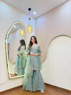 E137 3PC SHARARA SUIT