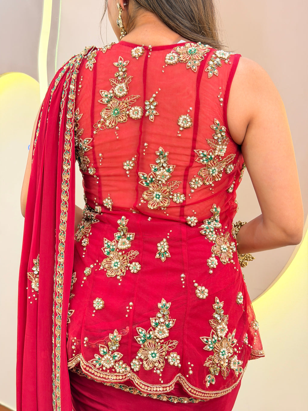 E594 DRAPE SAREE