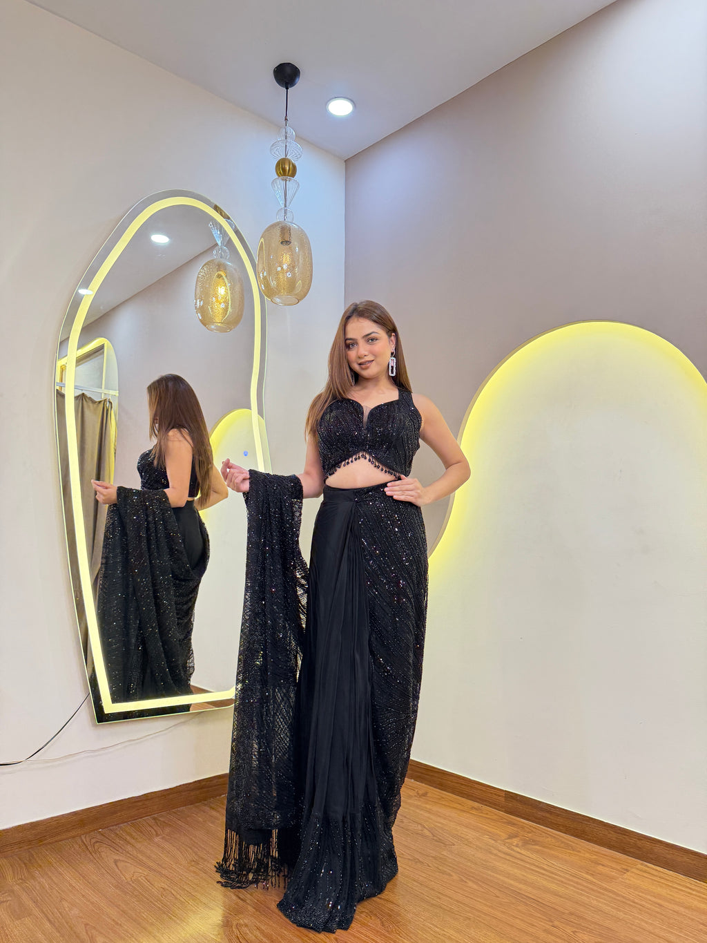 F111 PRE DRAPE SAREE