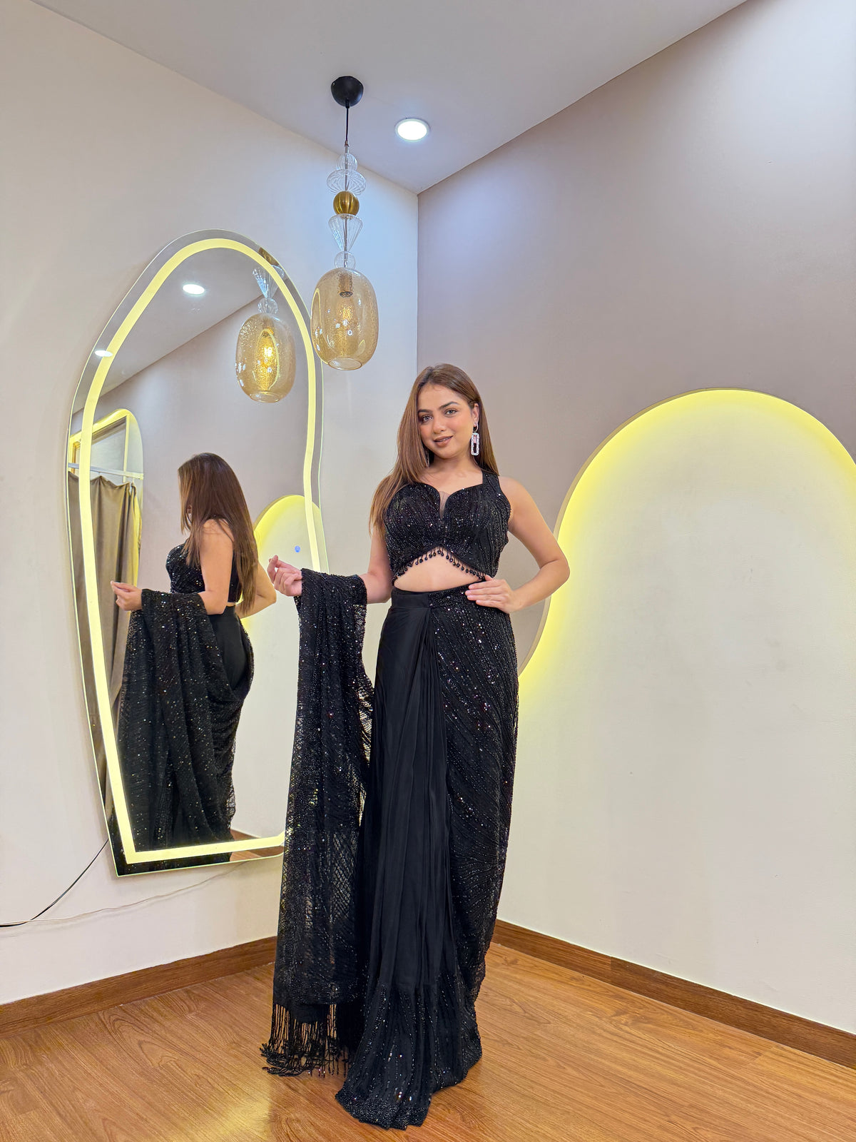 F111 PRE DRAPE SAREE