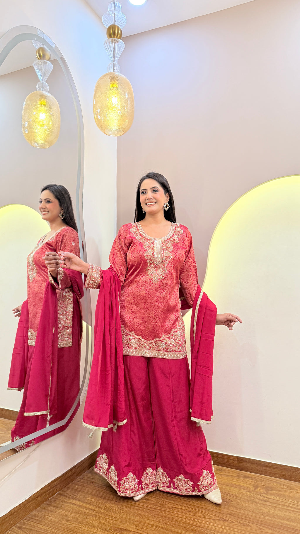 F180 3PC SHARARA SUIT