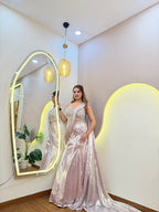 E751 DRAPE LEHENGA SAREE