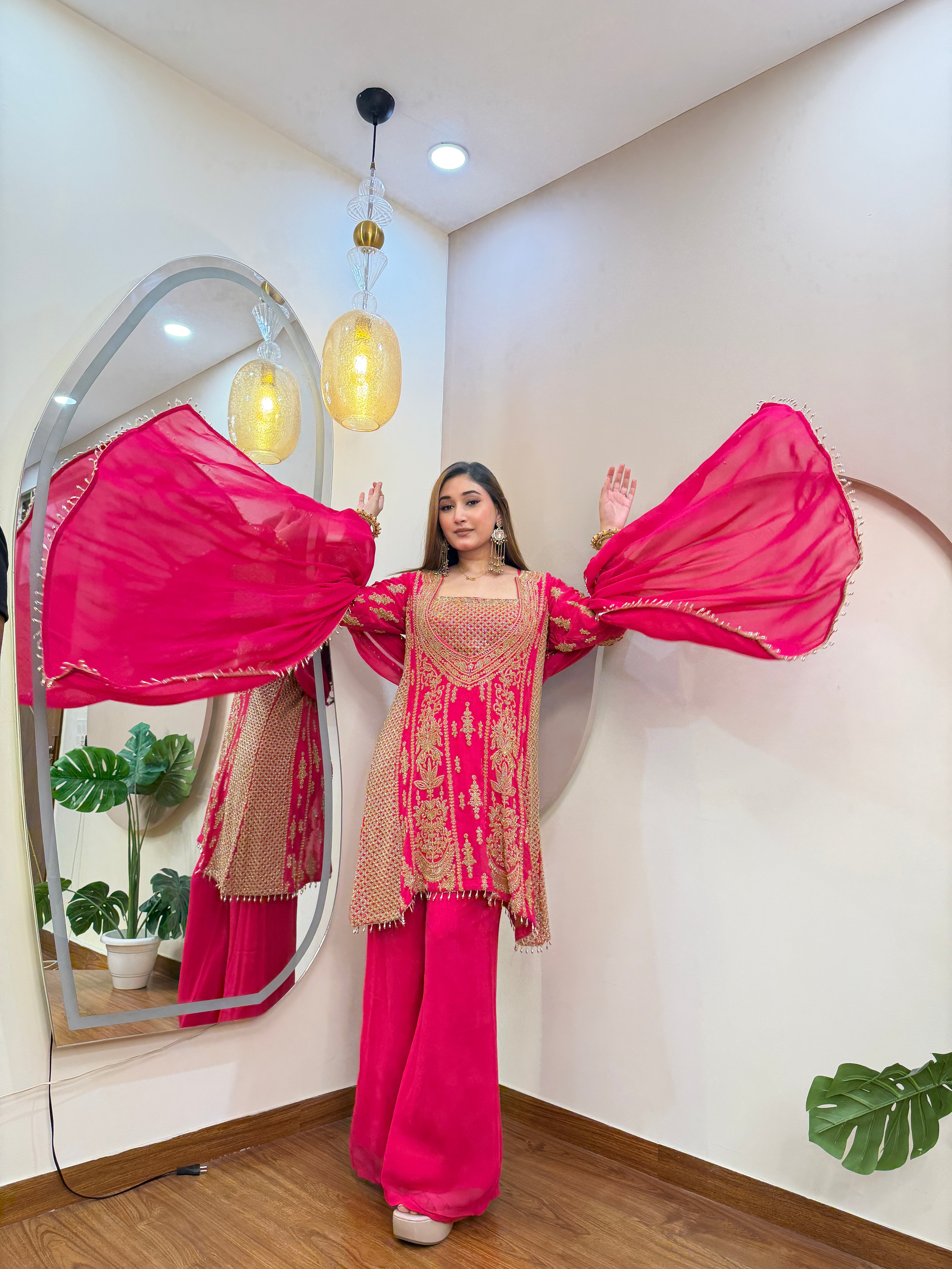 E360 4PC SHARARA SUIT